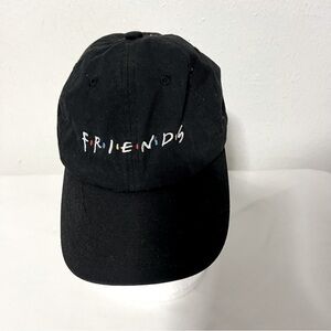 Friends TV Show Logo Adjustable Black Snapback Cap Hat Everyday Streetwear OS